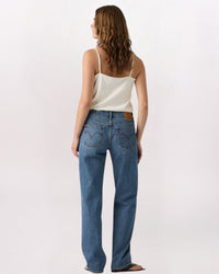 LOW STRAIGHT DENIM, REAL RECOG