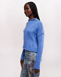 ROLL NECK OPAL SWEATER, PERI BLUE