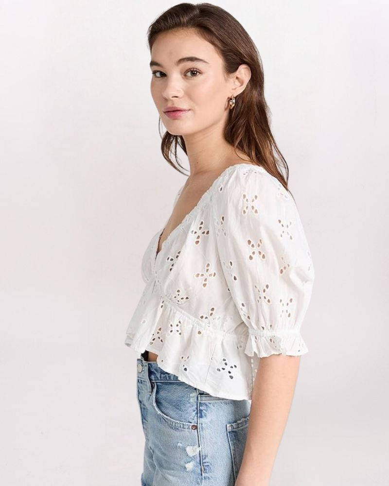 SS GARDENIA FLUTTER TOP