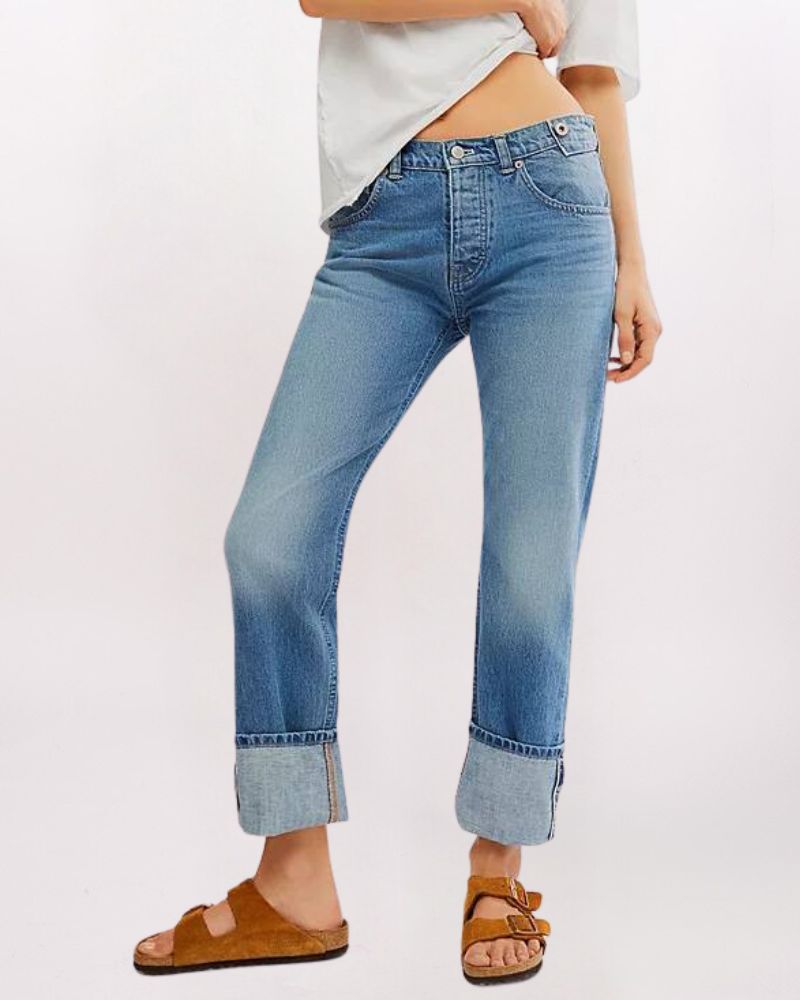 SLIM SHADE SELVEDGE CUFF DENIM