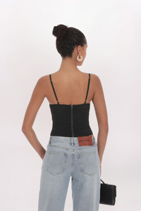 SHEER CORSET TANK