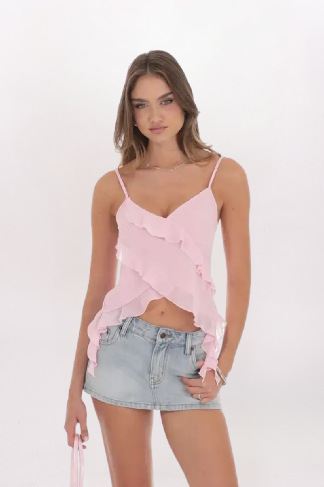RUFFLE TASSEL TOP