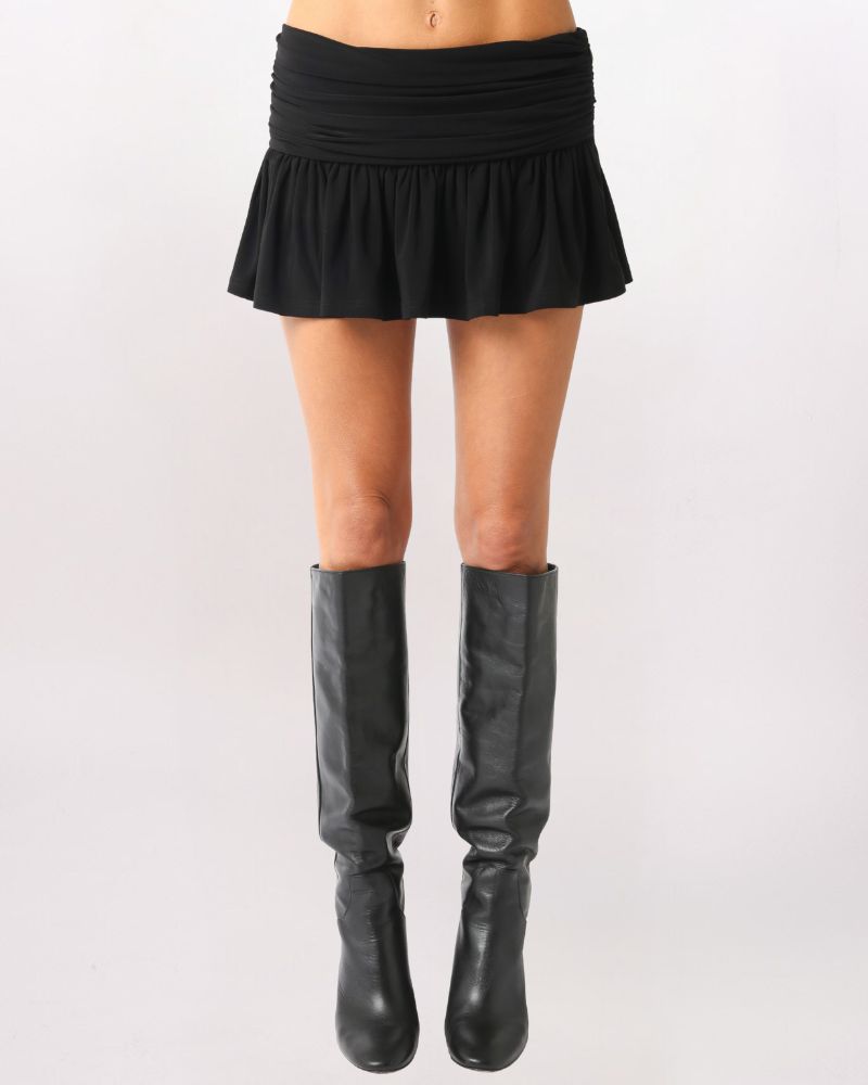 FLIRTY HEM MICRO MINI SKIRT