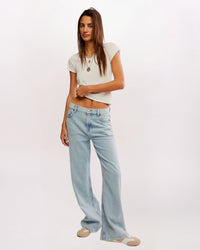 WIDE LEG STRIDE JEAN
