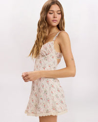 SL TILE FLRL BRA BCK DRSS, TAUPE