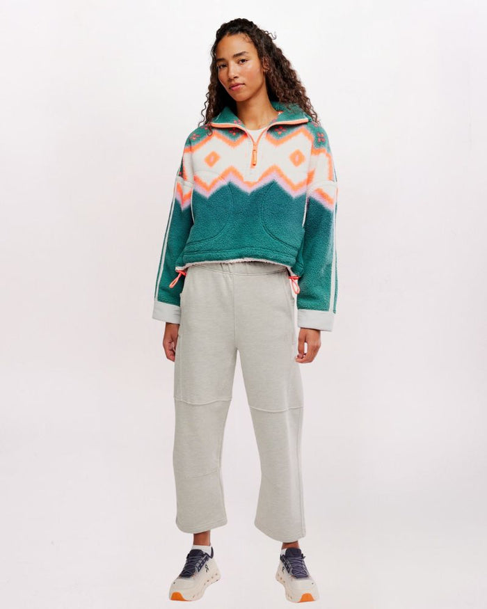 MOUNTAIN HIGH HALF-ZIP, GREEN GLOW