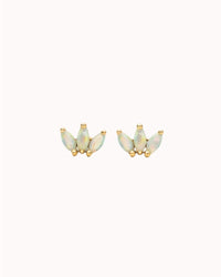 TRIPLE OPAL STUD