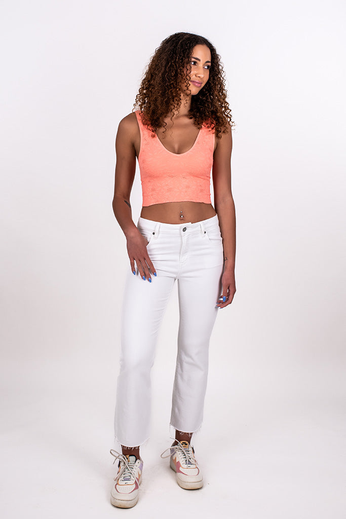 HAPPI CLEAN HEM CROPPED FLARE