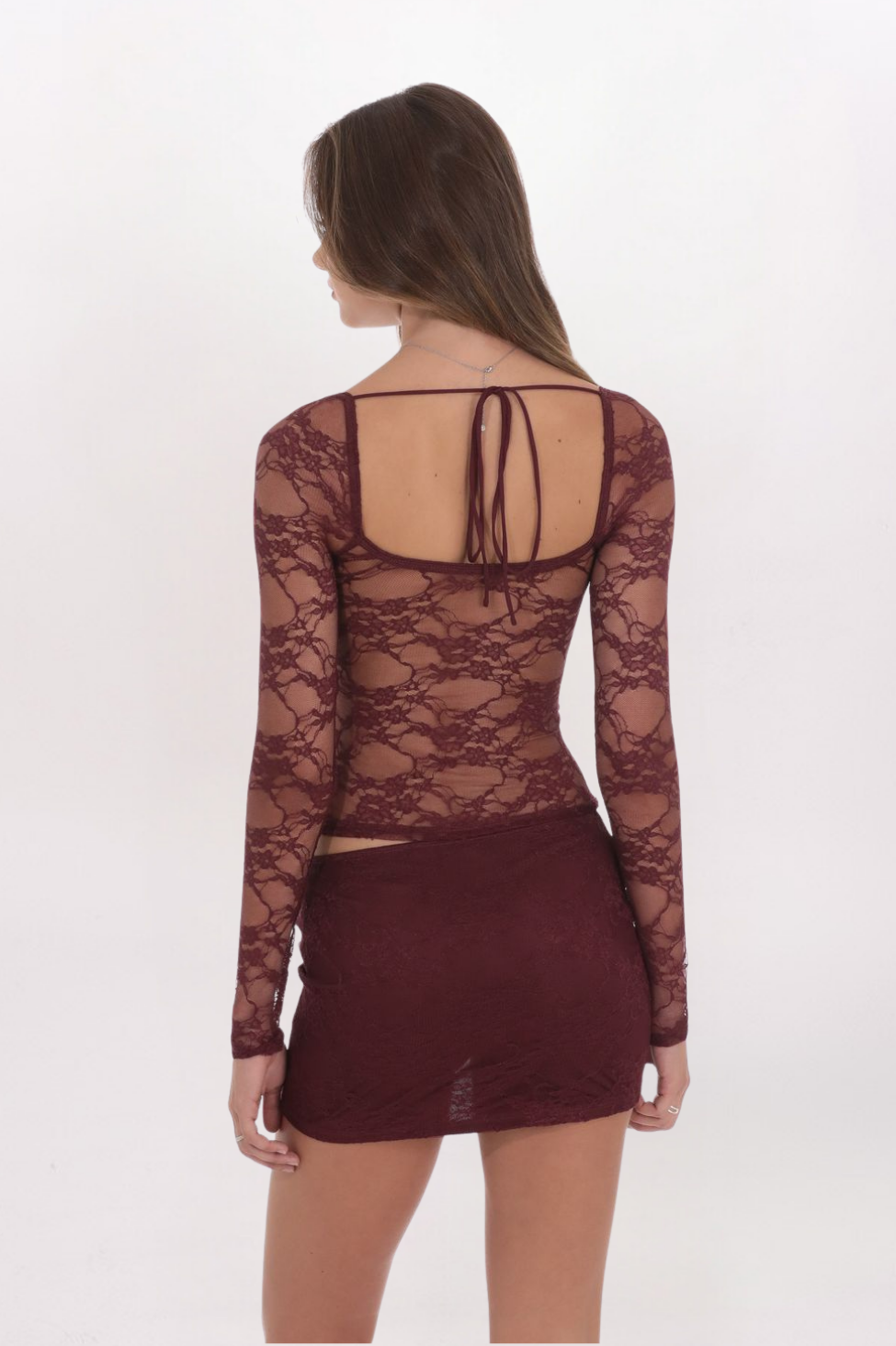 SHEER LACE TOP