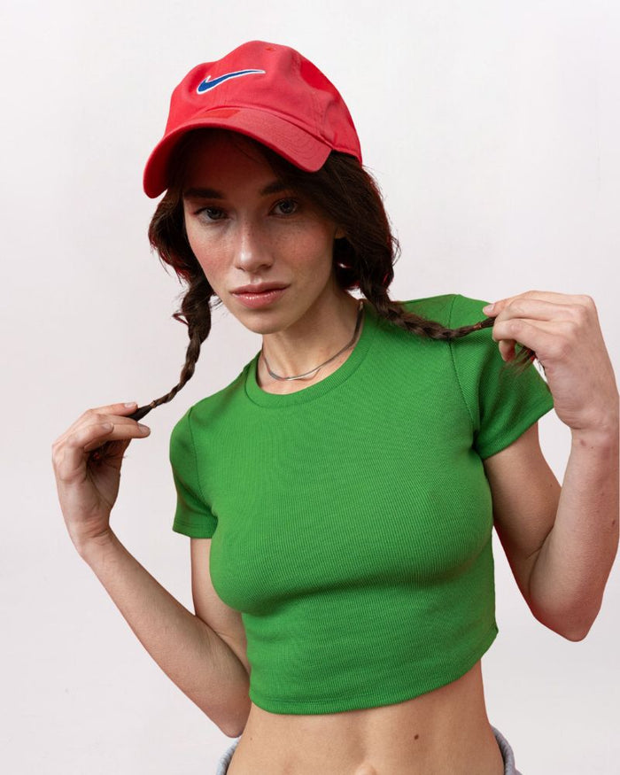 SOLID BABY TEE, BRIGHT GREEN