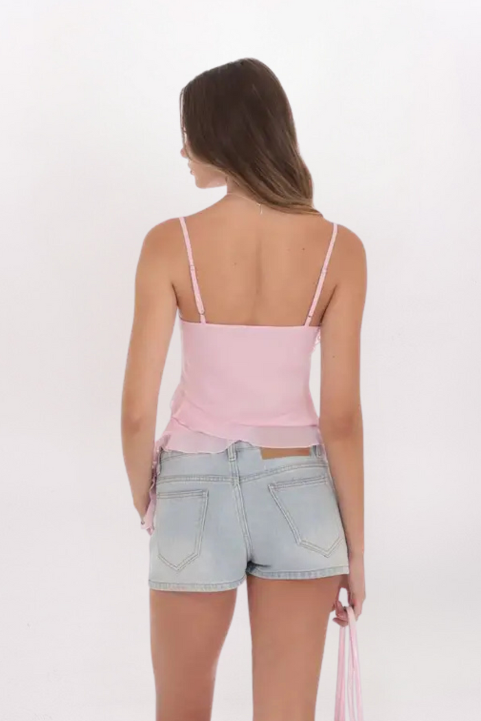 RUFFLE TASSEL TOP