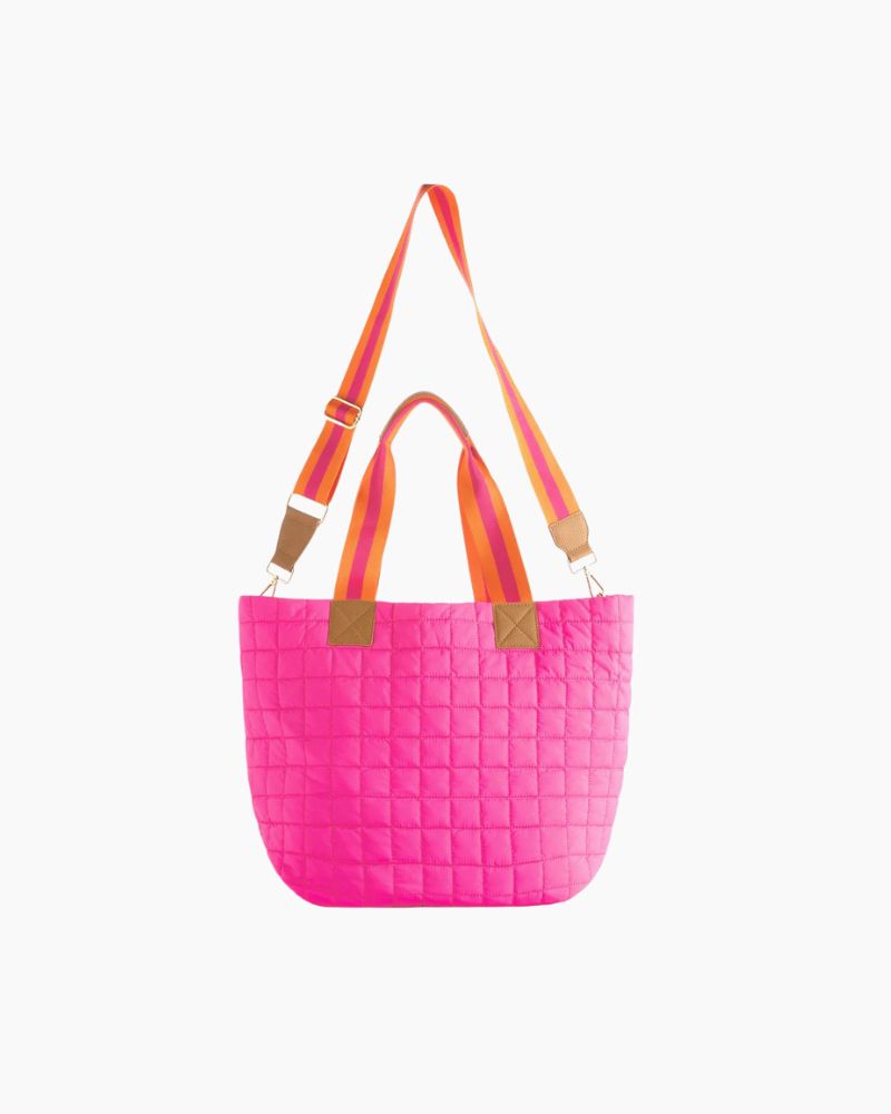 EZRA TRAVEL TOTE - MAGENTA