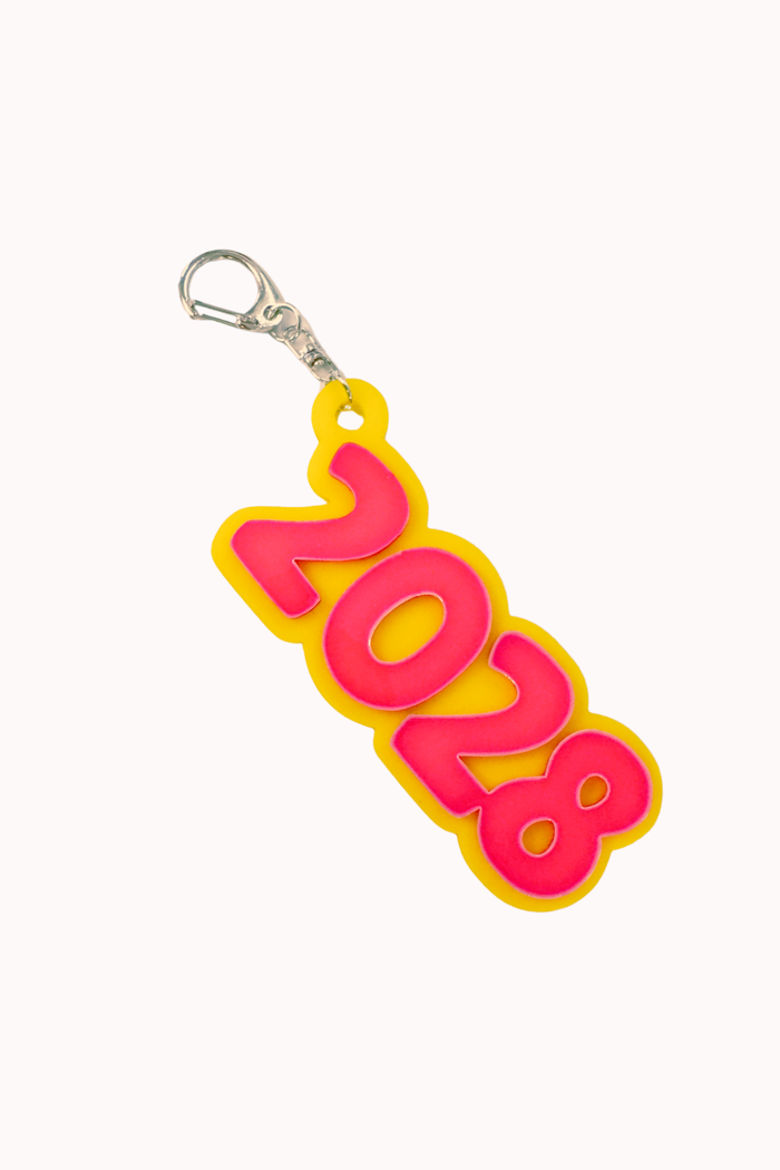 ACRYLIC GRAD YEAR KEYCHAIN - 2028