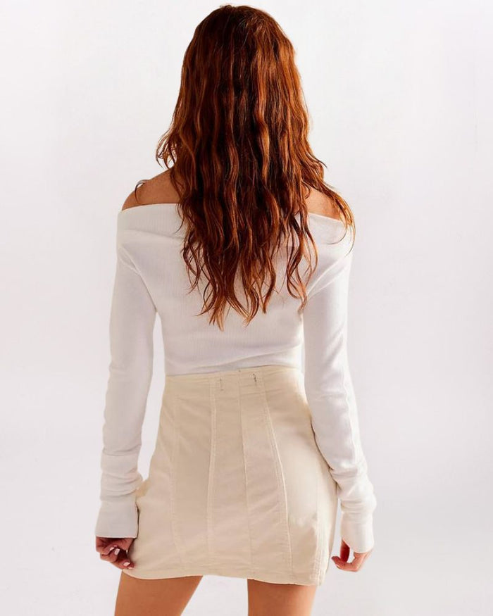 LAYLA CORD MINI SKIRT