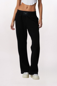 WIDE LEG BOXING PANT - PITCH BLACK