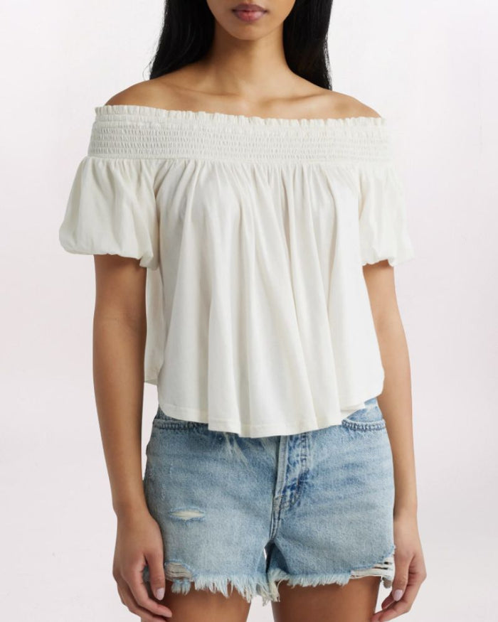 OFF SHOULDER MABLE TOP, SUGAR SWIZZLE