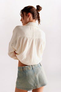 GALIVANTING DENIM SKORT