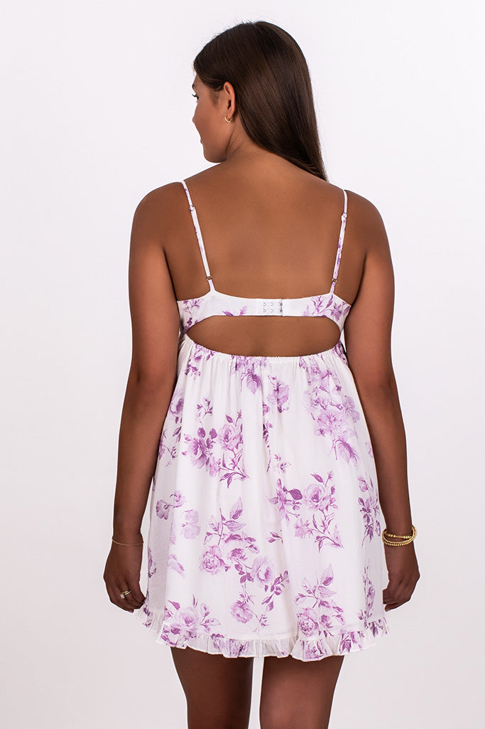 TOILE UNDERWIRE MINI DRESS