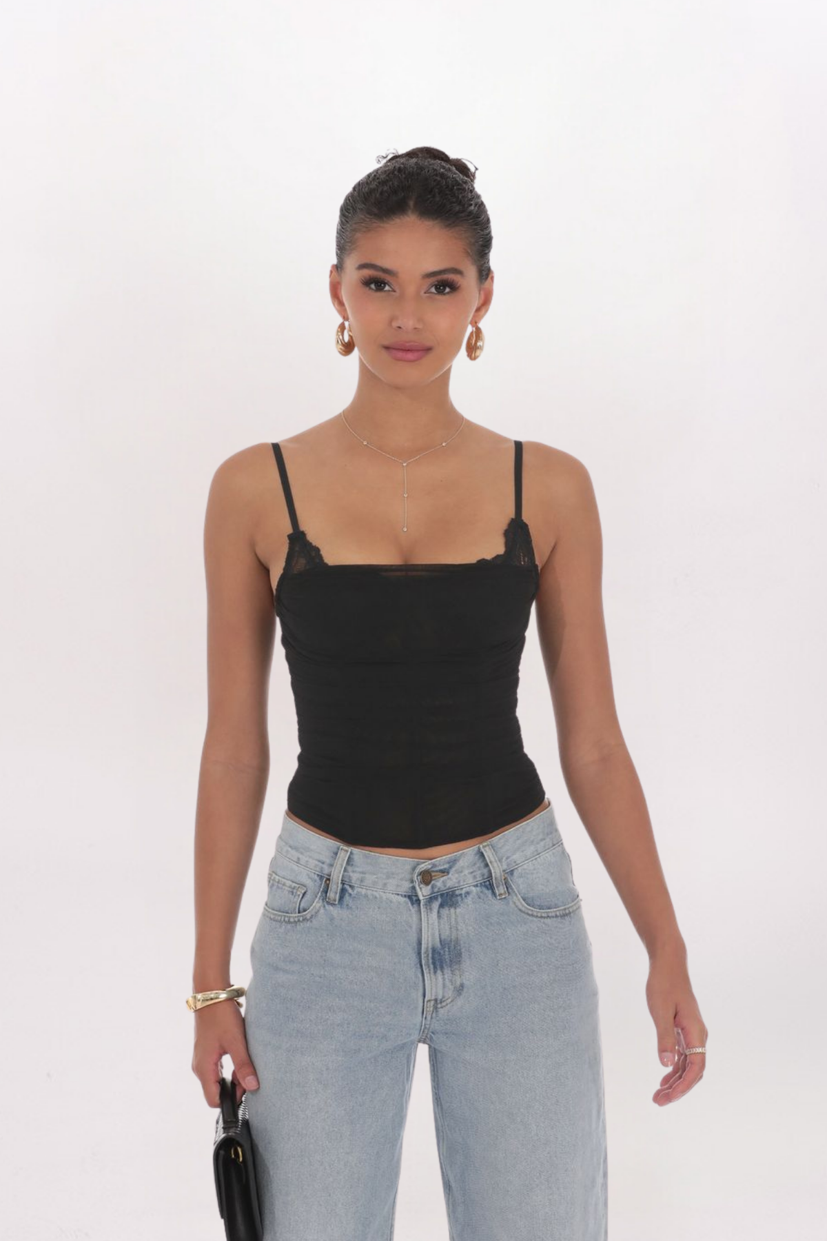 SHEER CORSET TANK