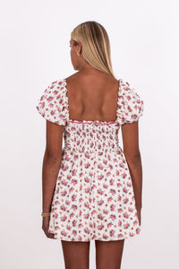 FLORAL ETIENNE MINI DRESS