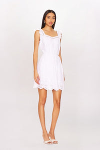 ASTRA EYELET VOILE DRESS