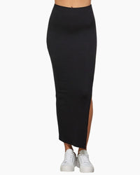 SIDE SLIT MAXI SKIRT
