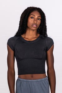 FREE PEOPLE PROTAGONIST SEAMS TEE