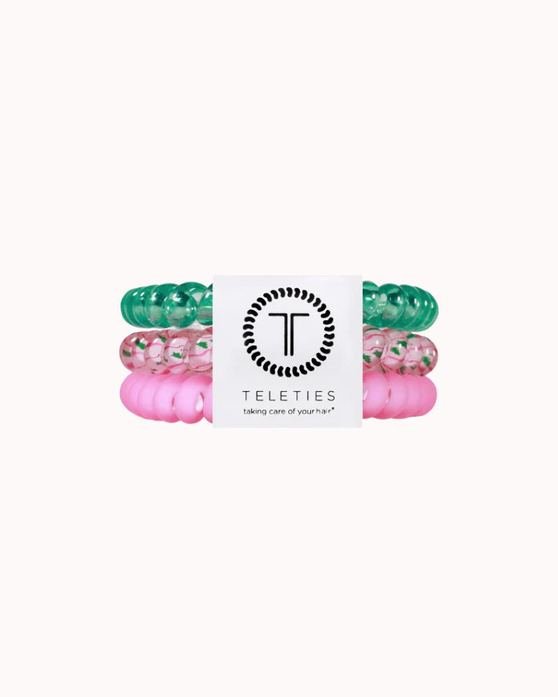 TELETIES - SMALL 3 PACK TELETIES, MERRY PINKMAS