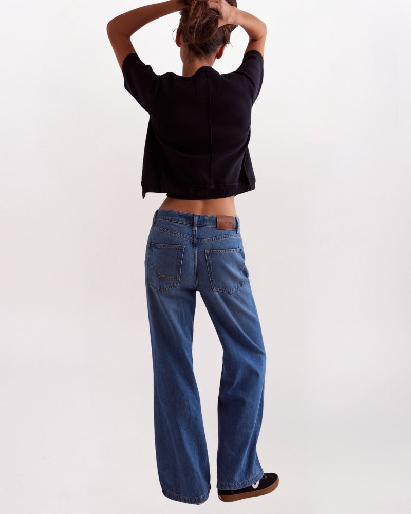 WIDE LEG STRIDE JEAN