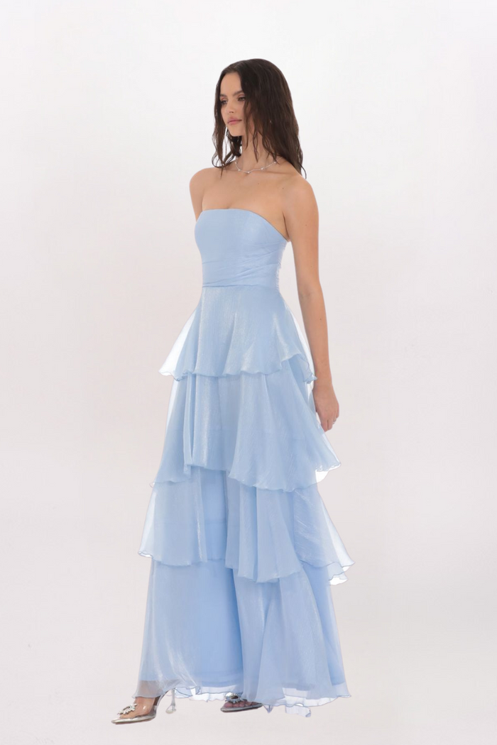 FLOUNCE TIERS MAXI DRESS