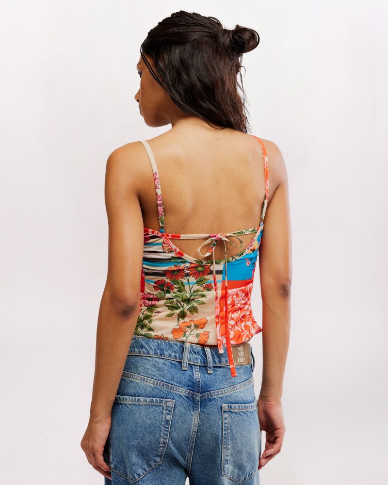 MIX PRINT ESTELLA TANK, POP COMBO