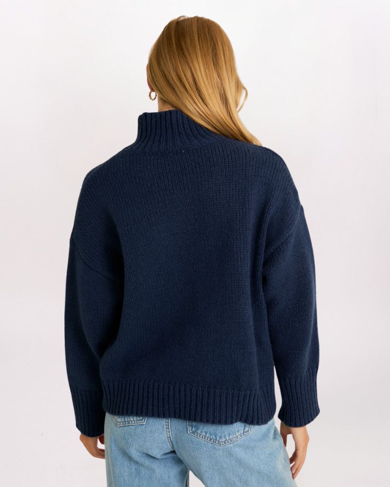 MOCK NECK SKI SWEATER