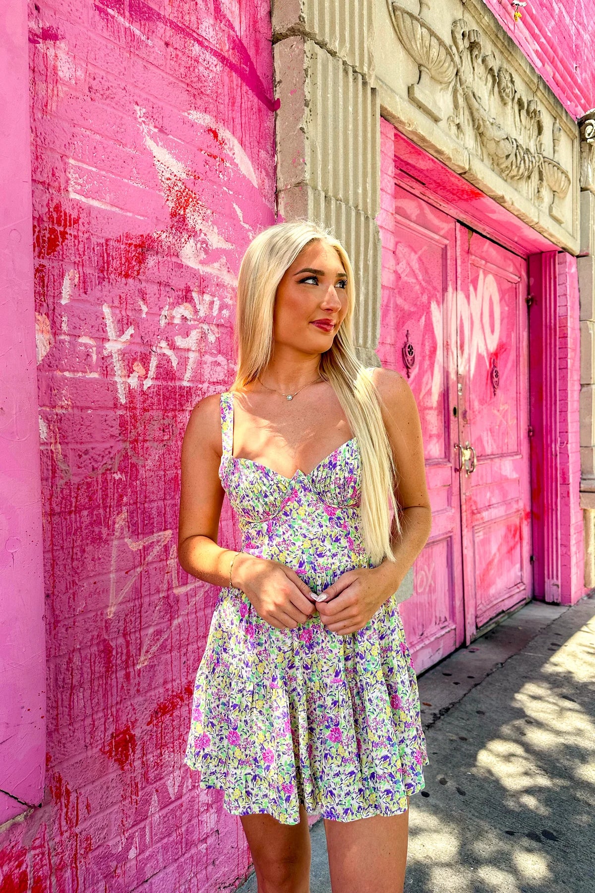 FLORAL UNDERWIRE DRESS