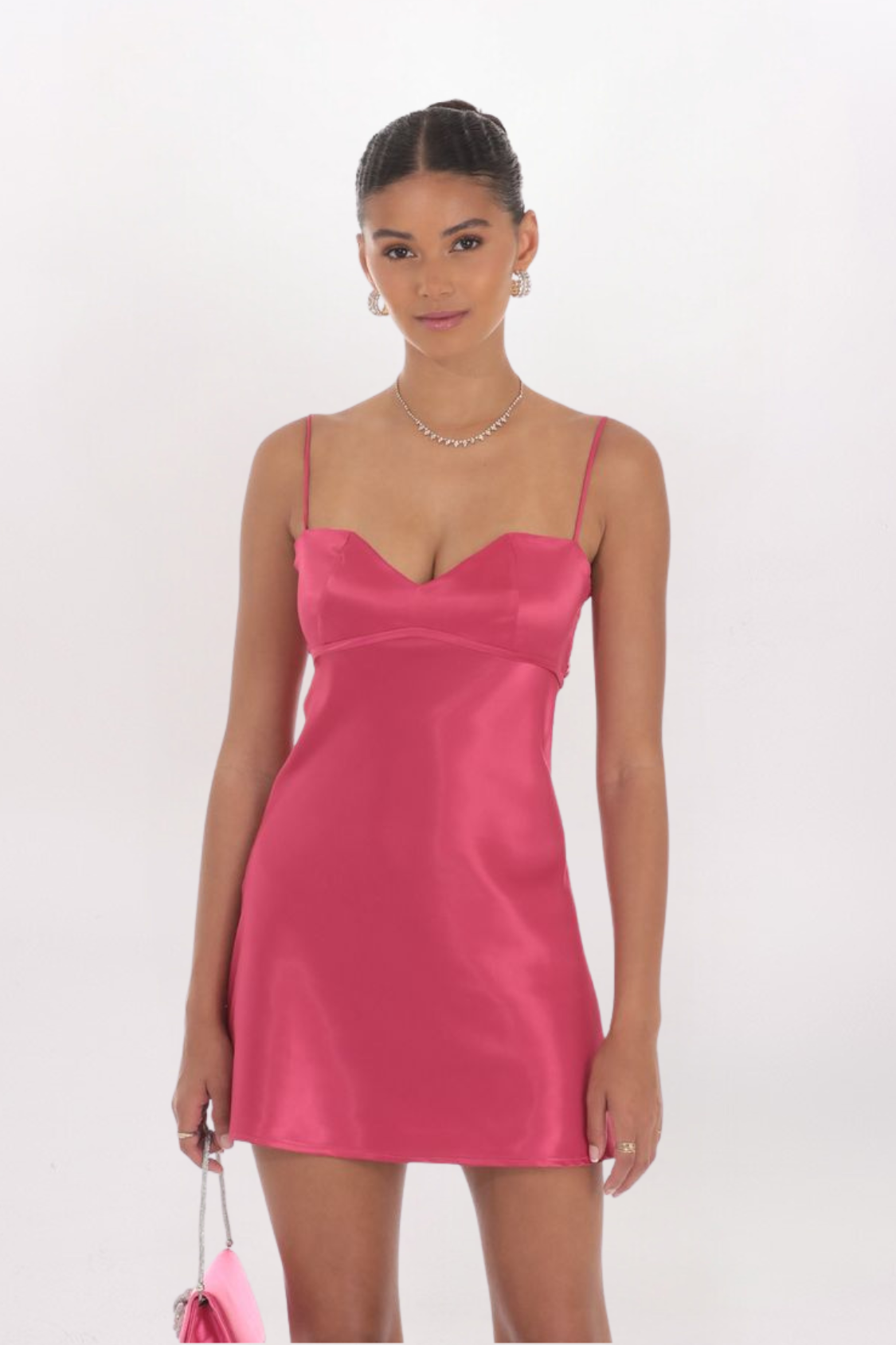 SWEETHEART NECK TIE BACK DRESS