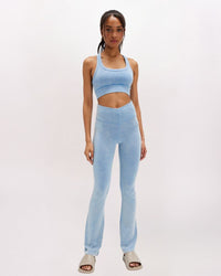 GO TO SMOOTH FLARE, WSHD DENIM BLUE