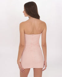CRINKLE SHIMMER BODYCON DRESS