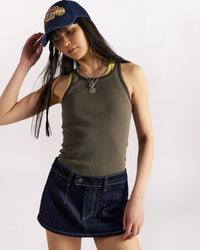 GALIVANTING DENIM SKORT, RINSE