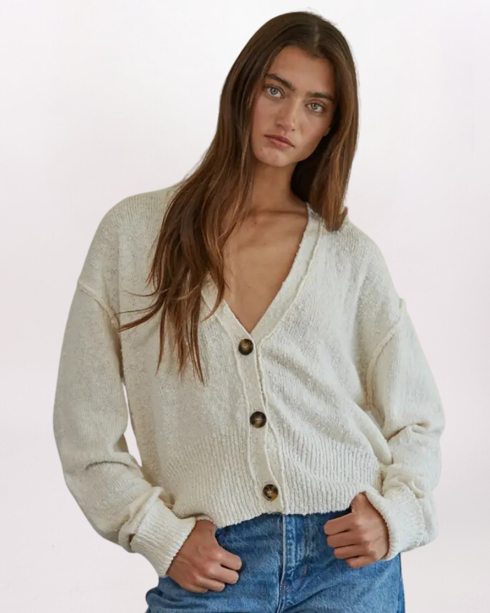 NUBBY CARDIGAN