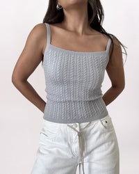 CABLE KNIT TANK
