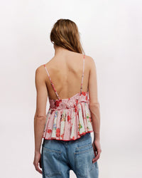 TILLIE TOP, PINK COMBO