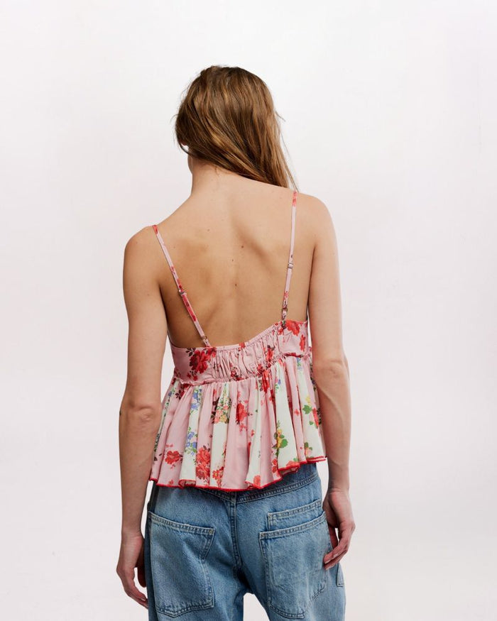 TILLIE TOP, PINK COMBO