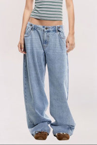 SHE'S ALL THAT LOW RISE WIDE DENIM