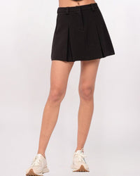 BOX PLEAT DTL SKIRT