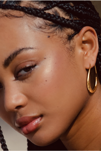 BELLAMY TEARDROP TAPERED HOOP