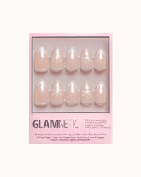 WINTER GLAZE PRESS-ON NAILS - HOLIDAY SNWFLK