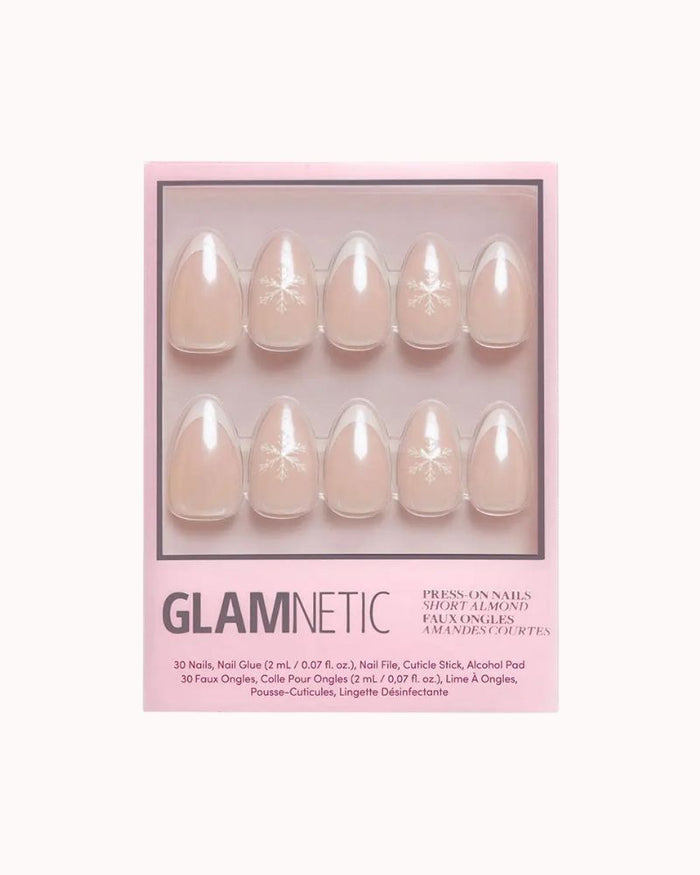 WINTER GLAZE PRESS-ON NAILS - HOLIDAY SNWFLK