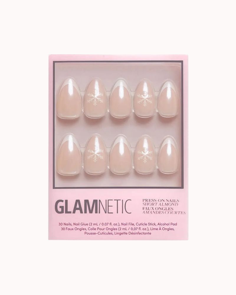 WINTER GLAZE PRESS-ON NAILS - HOLIDAY SNWFLK