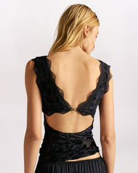 LOVED YOU FIRST TOP, BLACK