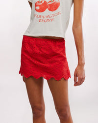 EYES ON YOU SKORT, HI RSK RED