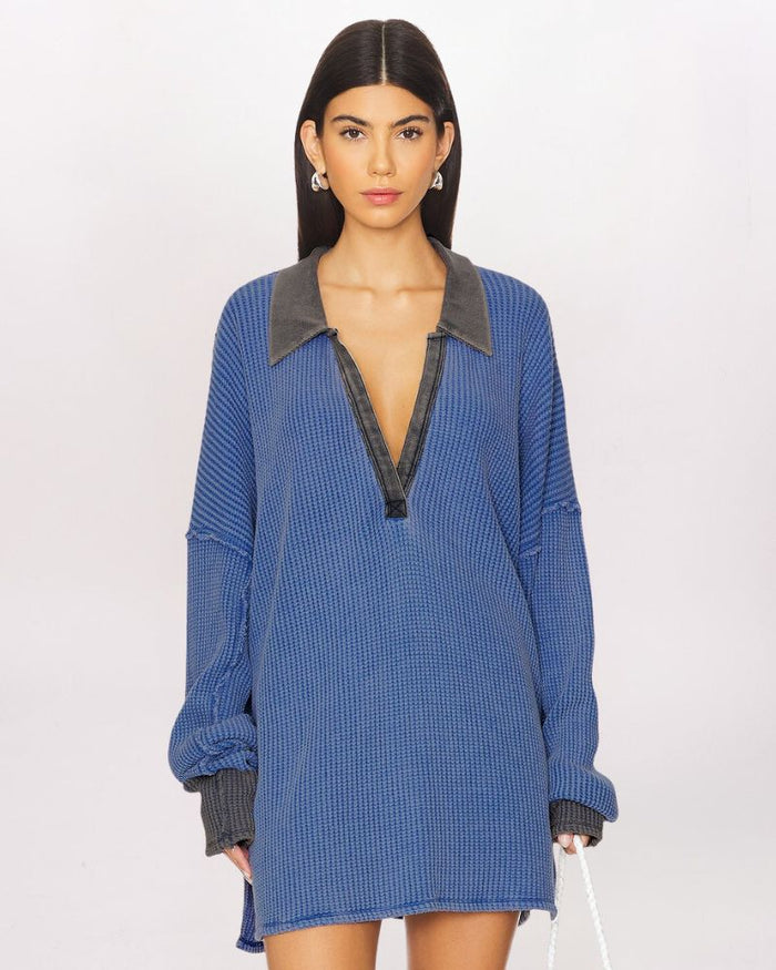 TRAVIS POLO TOP, DUTCH BLUE